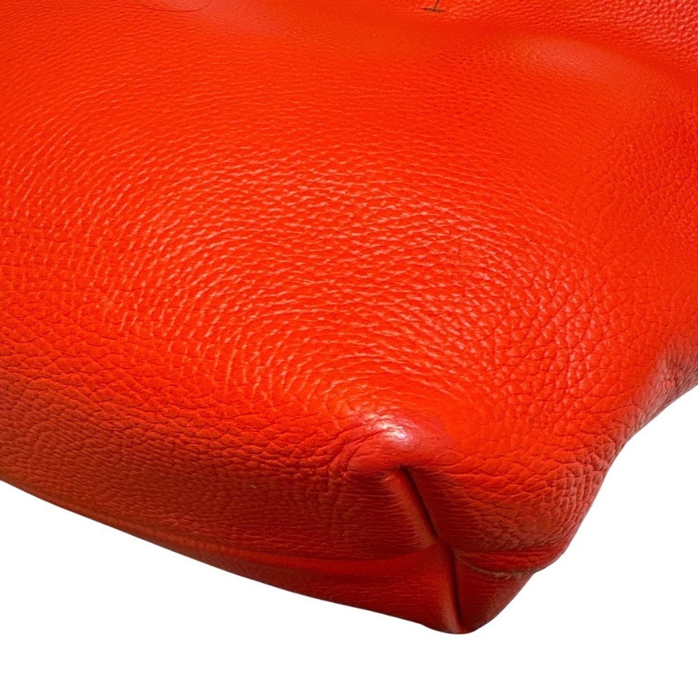 Salvatore ferragamo orange pebbled leather tote bag - Picture 5 of 16